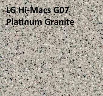 Акриловый камень LG Hi-Macs G07 Platinum Granite